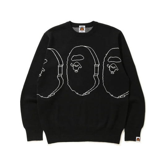 B&W ape sweater