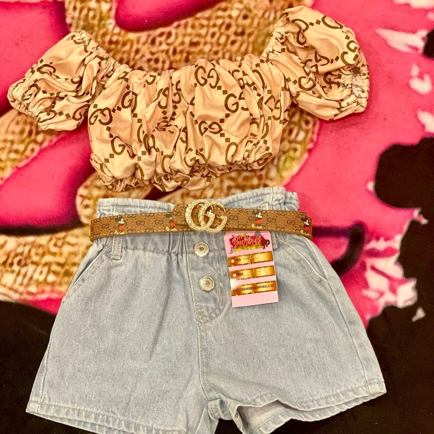 GG Fancy Girl crop set